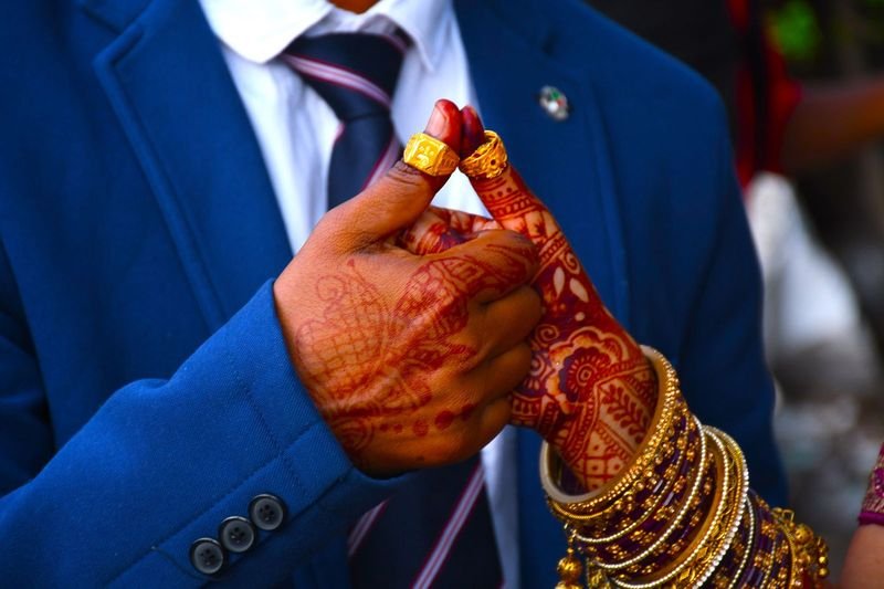 Bridal mehndi detail